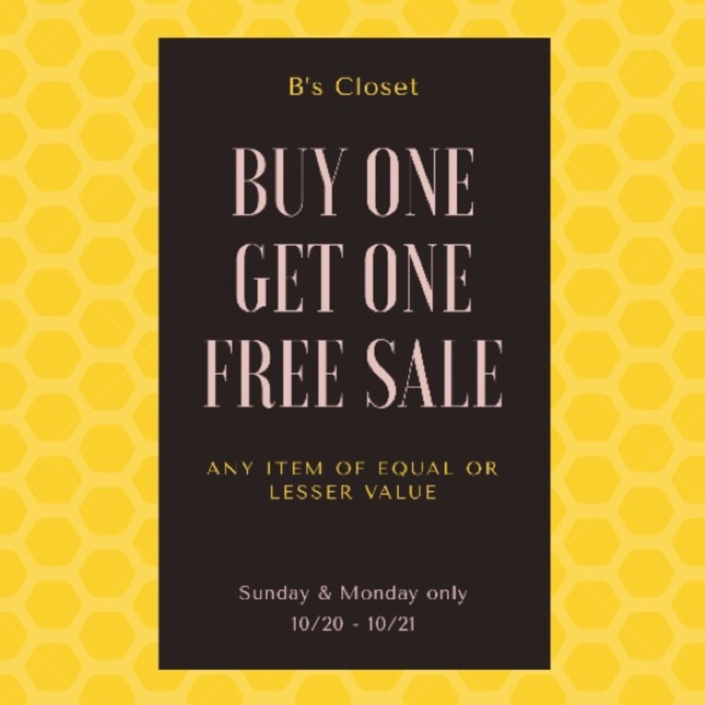 BOGO free!!!🐝✨